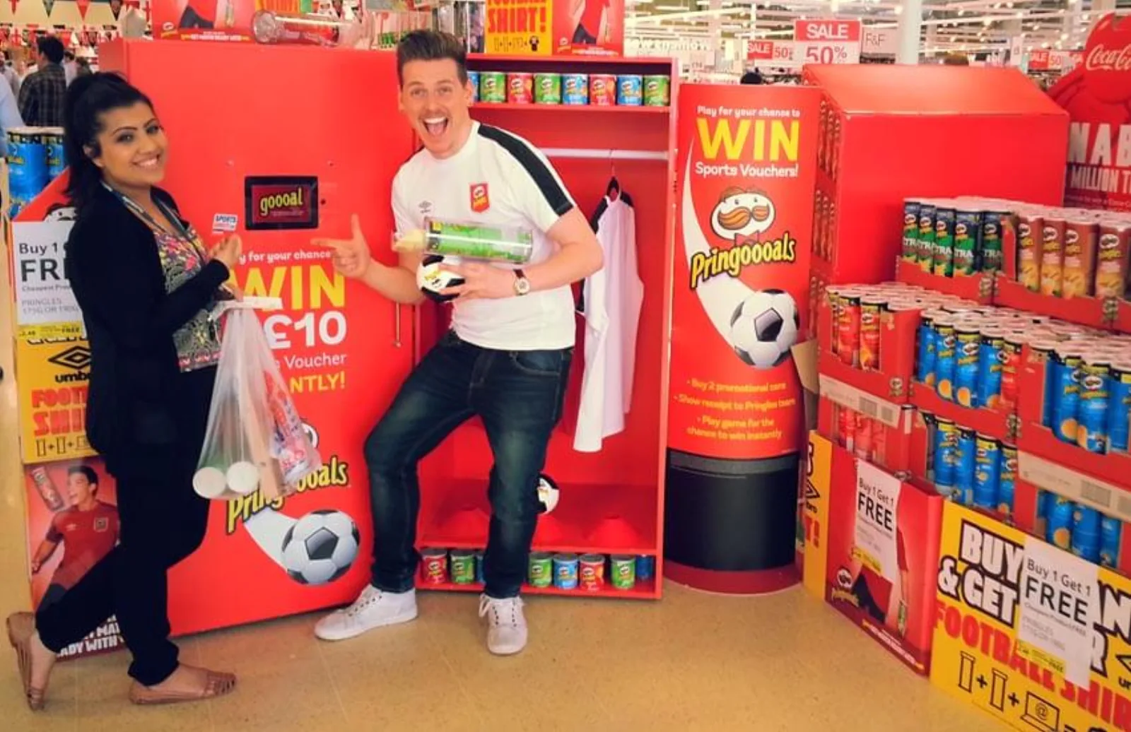 High engagement retail sampling