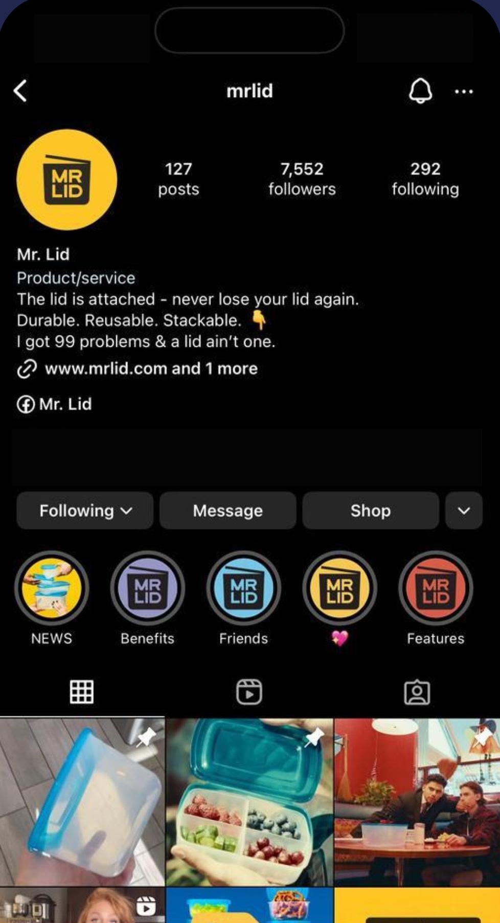 Mr. Lid: Social Media Marketing campaign photo