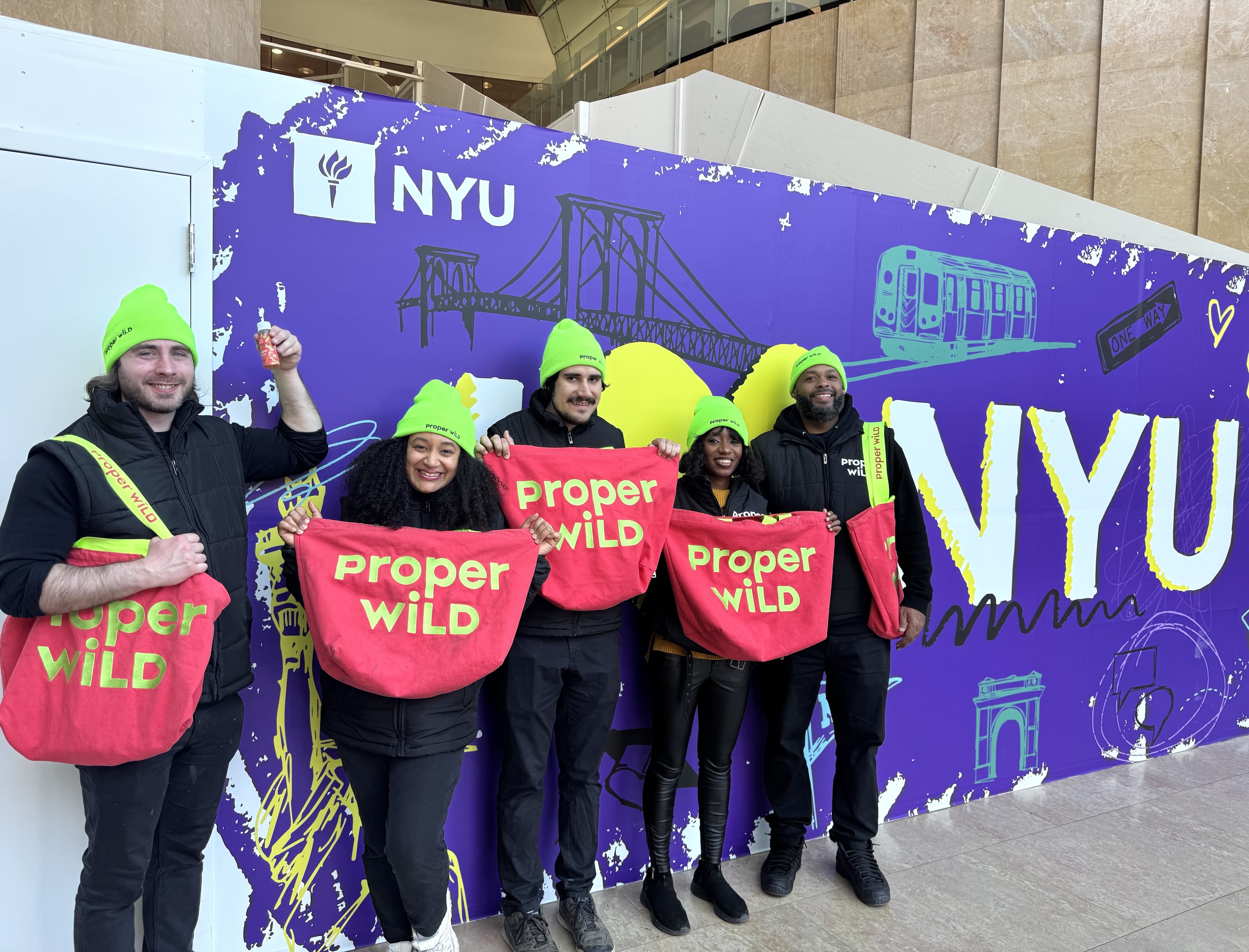 Proper Wild: Street Team Marketing campaign photo