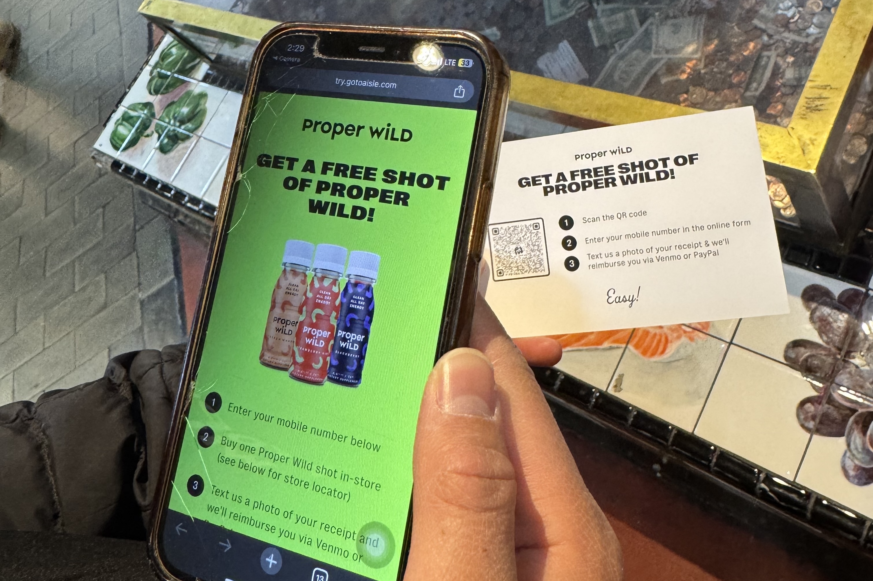 Proper Wild: Street Team Marketing campaign photo